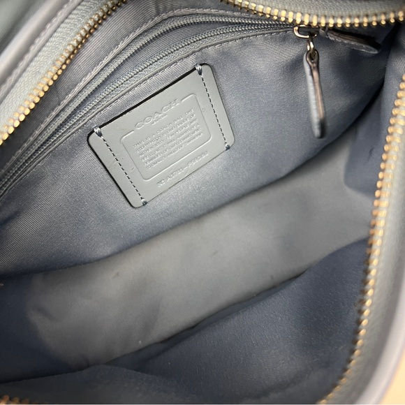 Coach Patricia Gem Stud Embellished Crossbody Saddle Bag - Picture 7 of 8